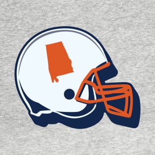 Auburn, Alabama Football Helmet T-Shirt